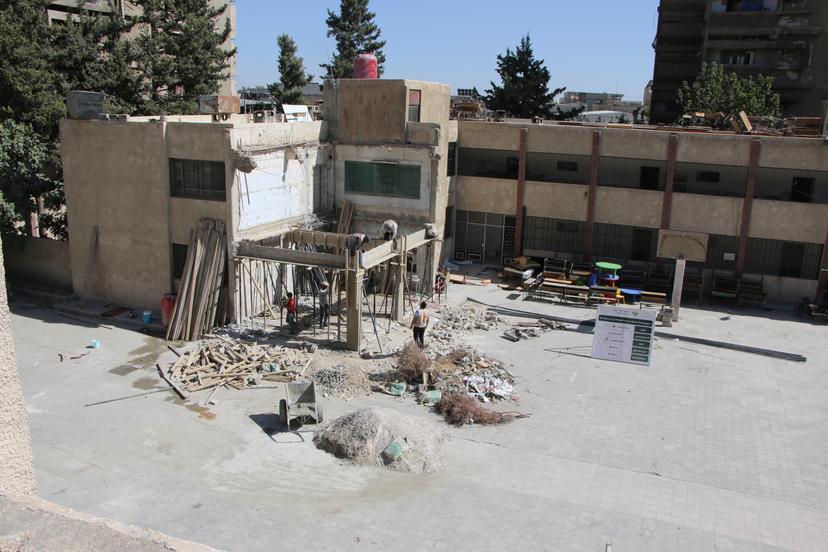Launching the Classroom Renovation Project at Abdul Hakim Al-Qusayr School – Douma, Rural Damascus