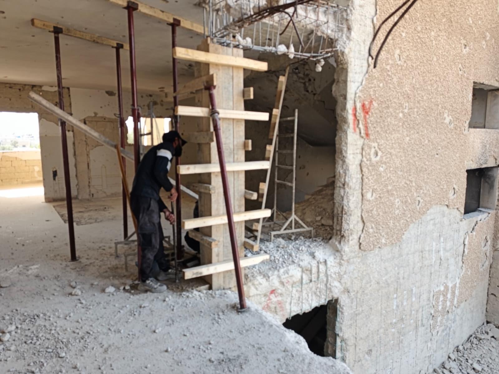 Ongoing Rehabilitation Works at Ahmad Kallas School (Douma Seventh)